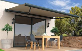 Store banne coffre intégral en aluminium Univers 135 toile Telya sur-mesure