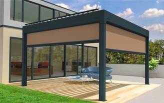 Store coffre à coulisses 105 motorisé toile Dickson Max sur-mesure