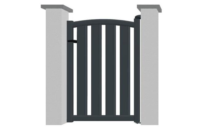 Portillon en aluminium modèle AMBRE sur-mesure