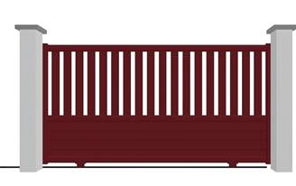 Portail coulissant en aluminium modèle CORAIL sur-mesure