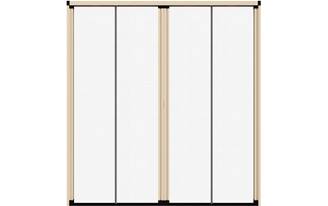 Moustiquaire pour Porte fenêtre InsectiDoor Double sur-mesure