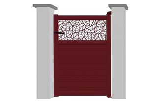 Portillon en aluminium modèle ONYX Déco sur-mesure