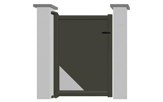 Portillon en aluminium modèle JADE sur-mesure