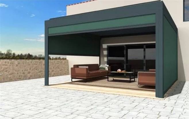 Store coffre à coulisses 105 motorisé toile Dickson Max sur-mesure