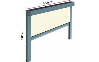 Store coffre à coulisses 115 motorisé toile Dickson Max sur-mesure