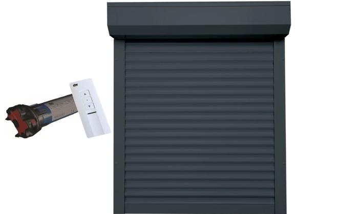 Volet roulant monobloc en aluminium lames de 55 motorisation radio Telco sur-mesure