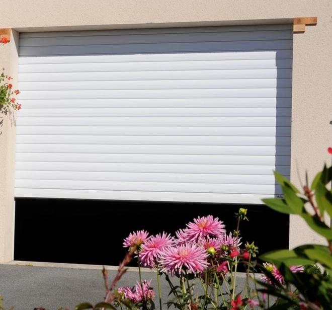 Porte de Garage Enroulable Somfy Pas Cher Sur Mesure Prix Usine